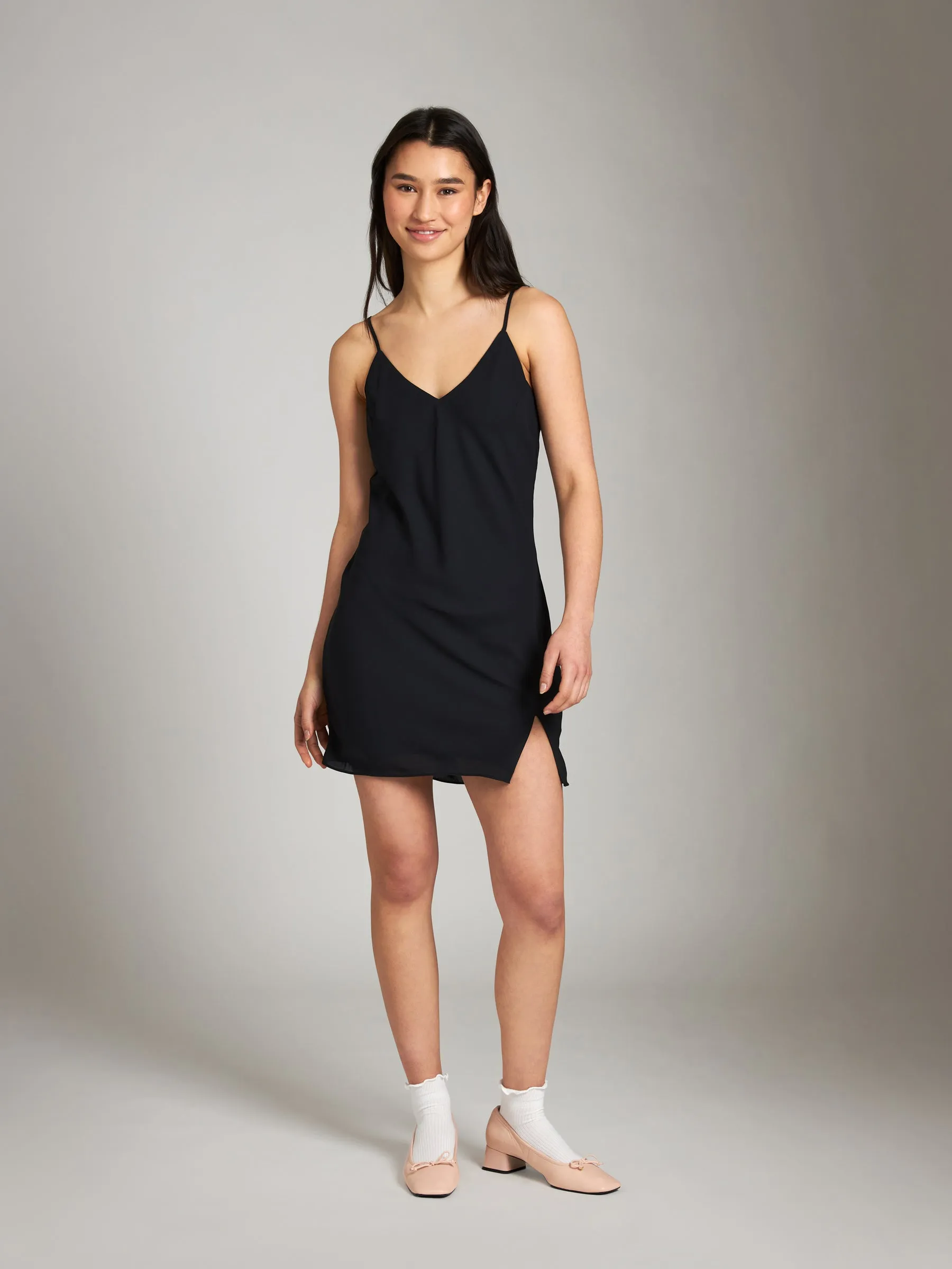 Dobby Roxanne Slit Short Dress sold by Plenty product image thumbnail 4
