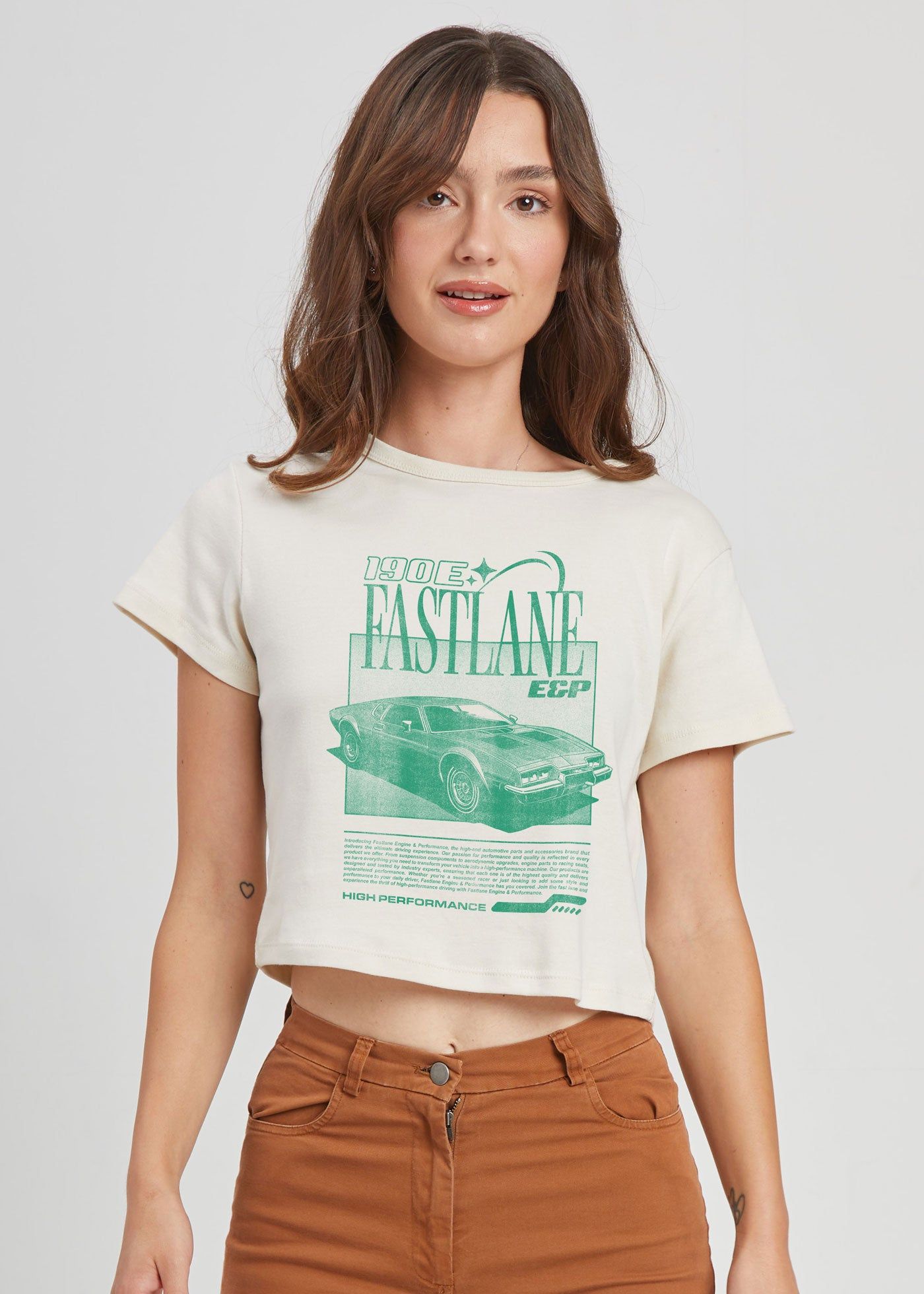 Fastlane Baby Tee sold by Plenty