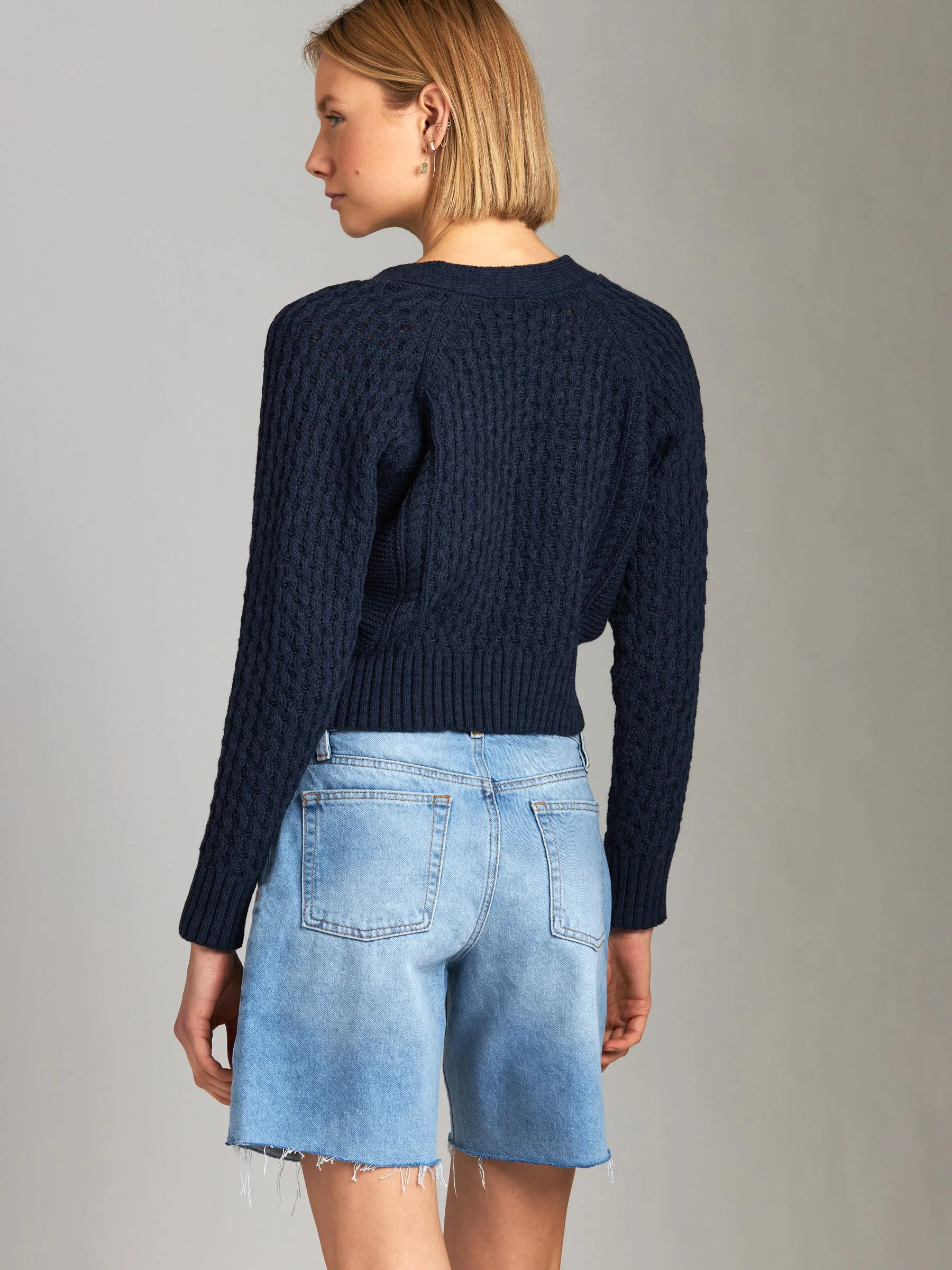 Cable Petra Crop Cardi sold by Plenty product image thumbnail 3