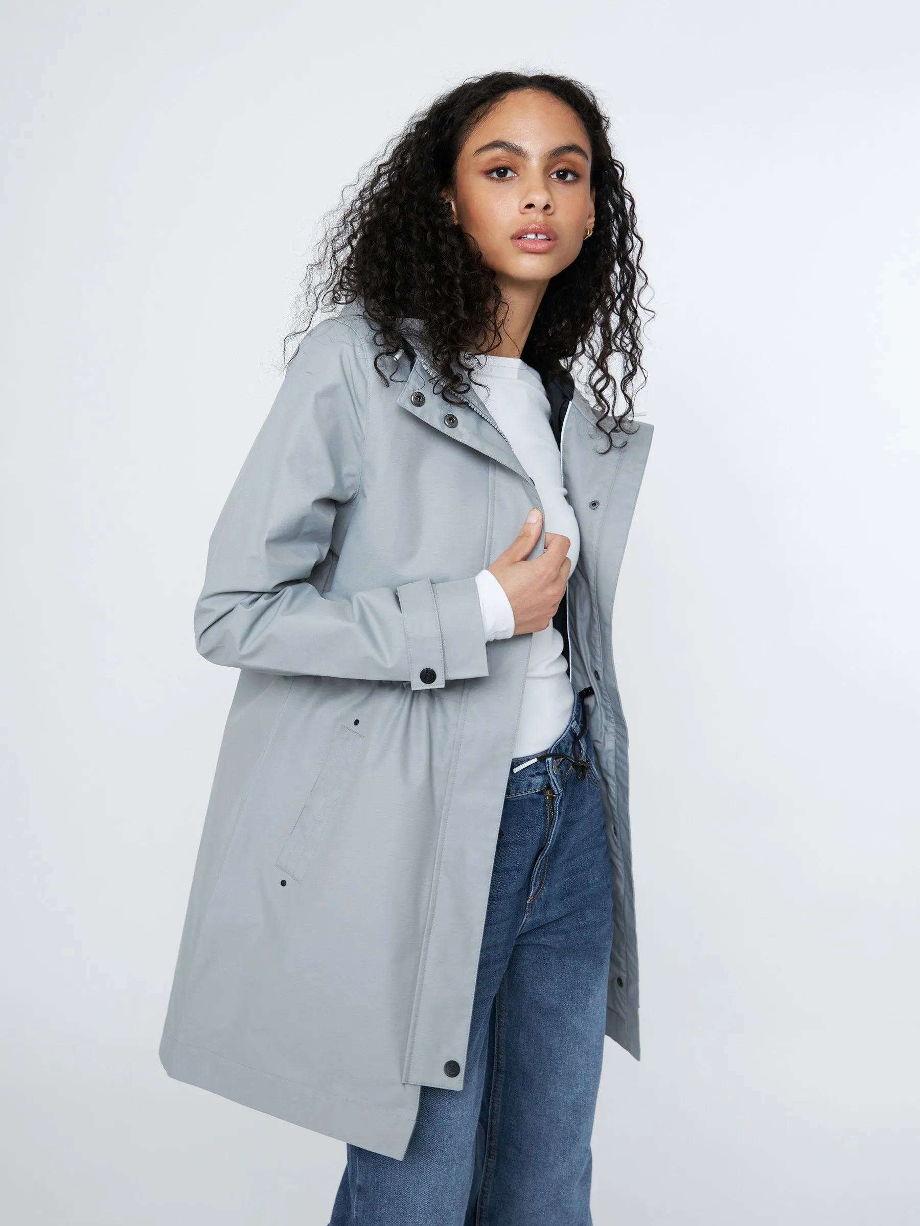 Waterproof Stark Jacket - Cloud Grey sold by Plenty