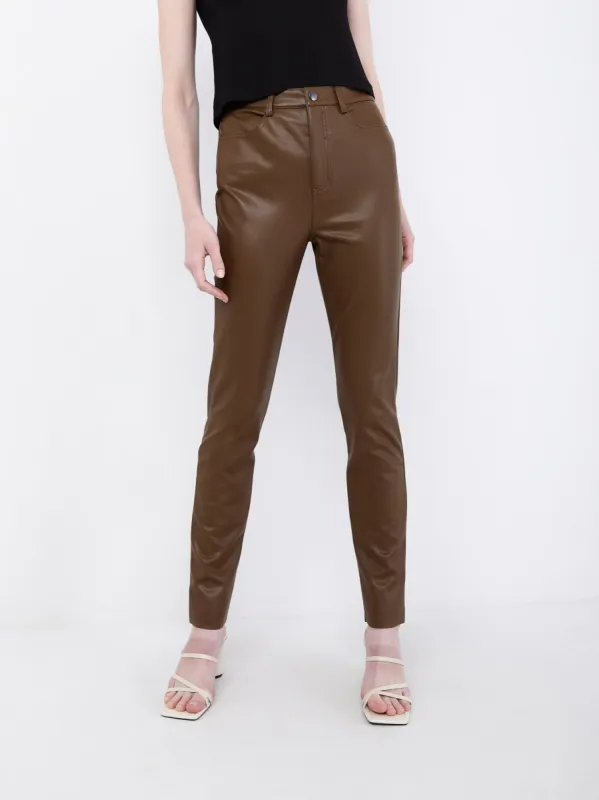 Reileen Vegan Leather Pants made by Plenty