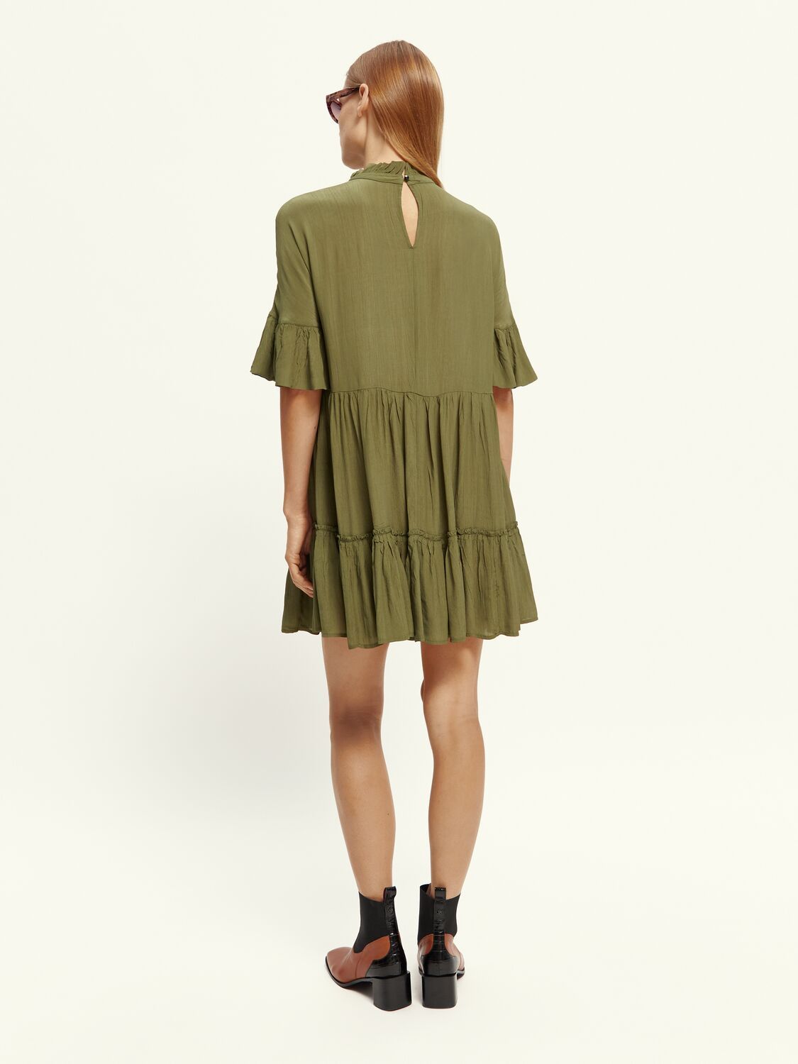 Short Dress With Ruffle Sleeve sold by Plenty product image thumbnail 3
