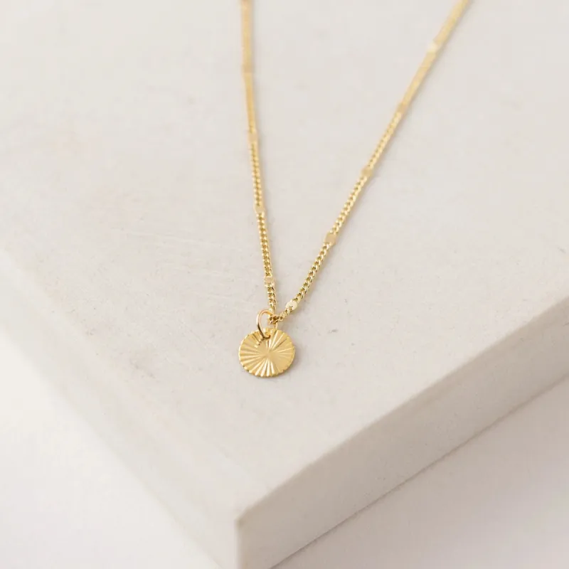 Everly Circle Necklace sold by Plenty