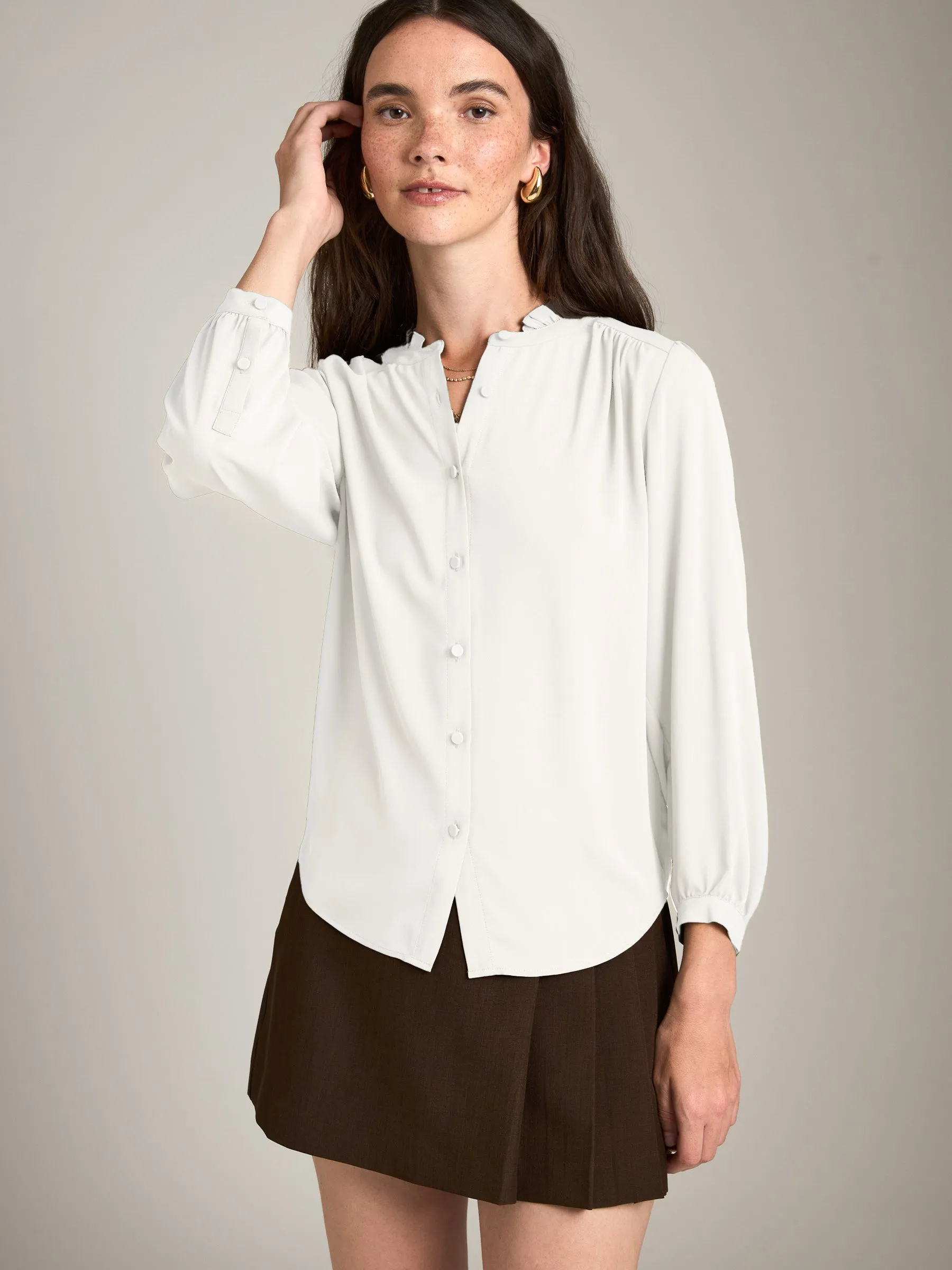 Lesley Ruffle Blouse sold by Plenty product image thumbnail 2
