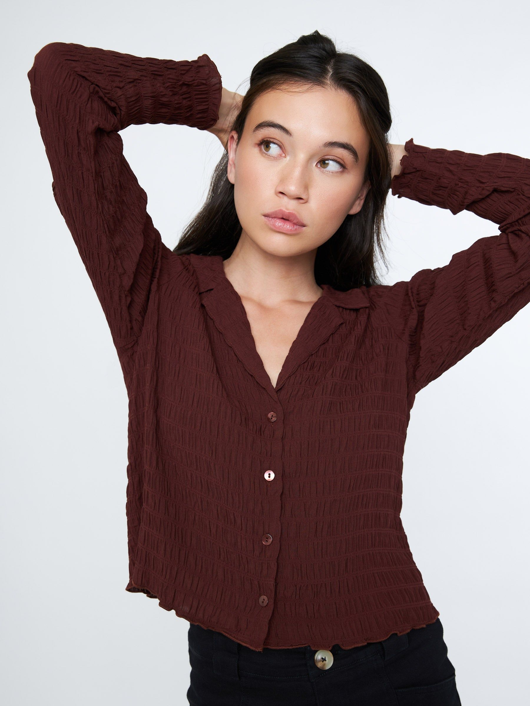 Lulu Button Shirt sold by Plenty