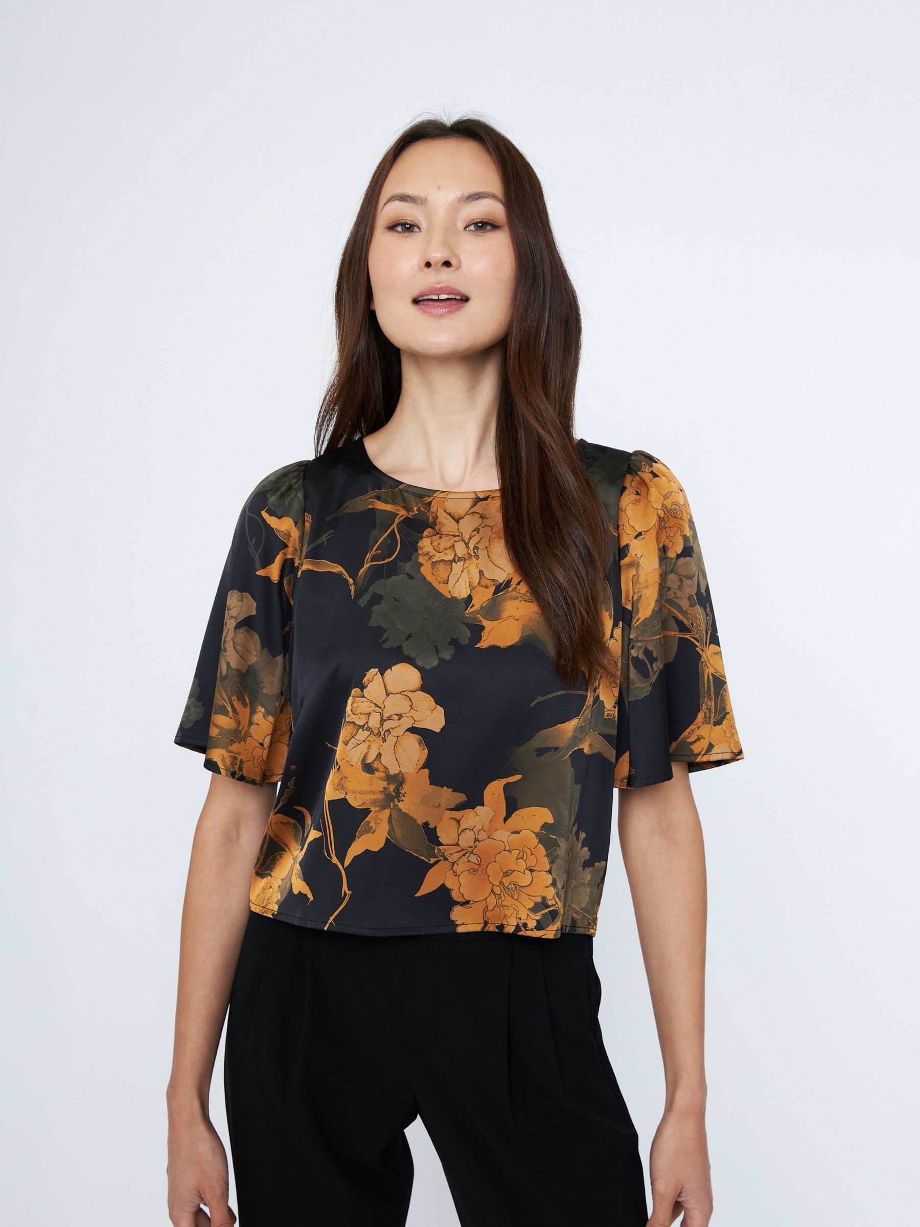 Floral Adair Blouse sold by Plenty