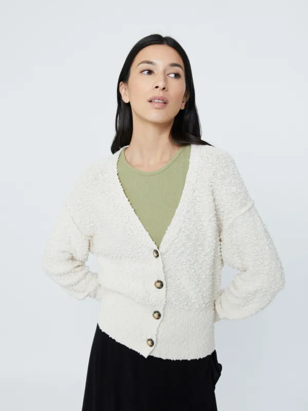 Lotta Button Cardi sold by Plenty