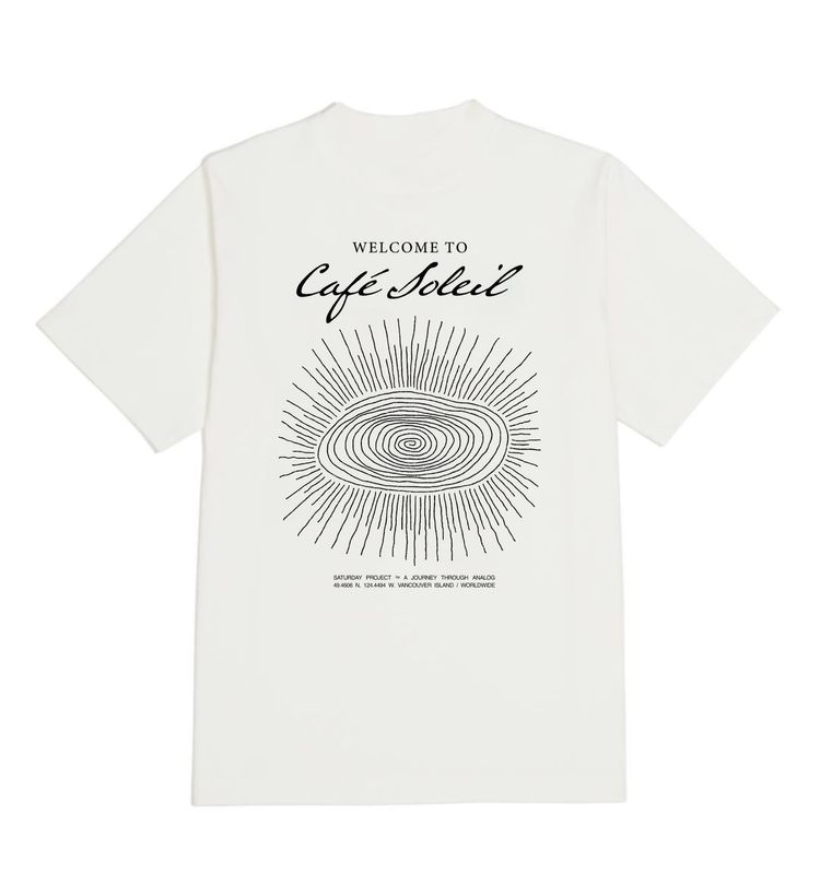 Cafe Soleil Tee sold by Plenty