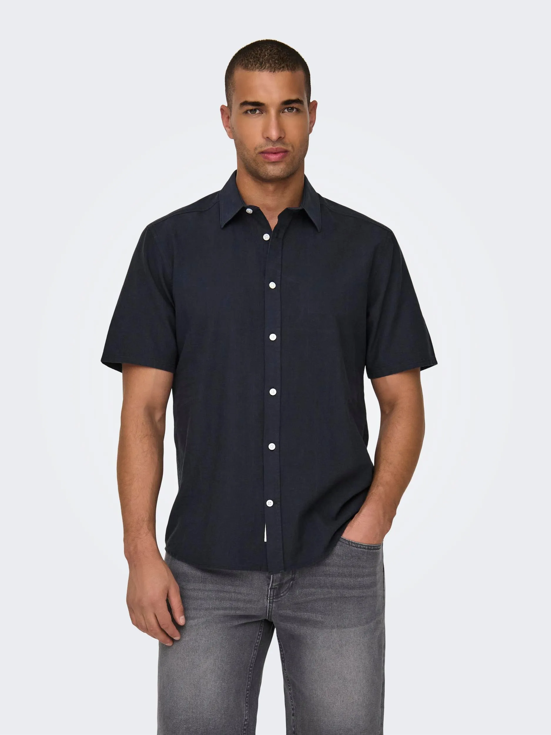 Roan Linen Cotton Shirt sold by Plenty