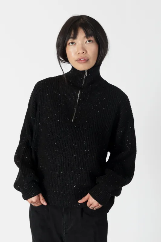 Chase Rib Quarter Zip Sweater sold by Plenty