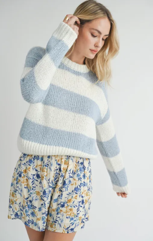 Clara Chunky Stripe Sweater sold by Plenty