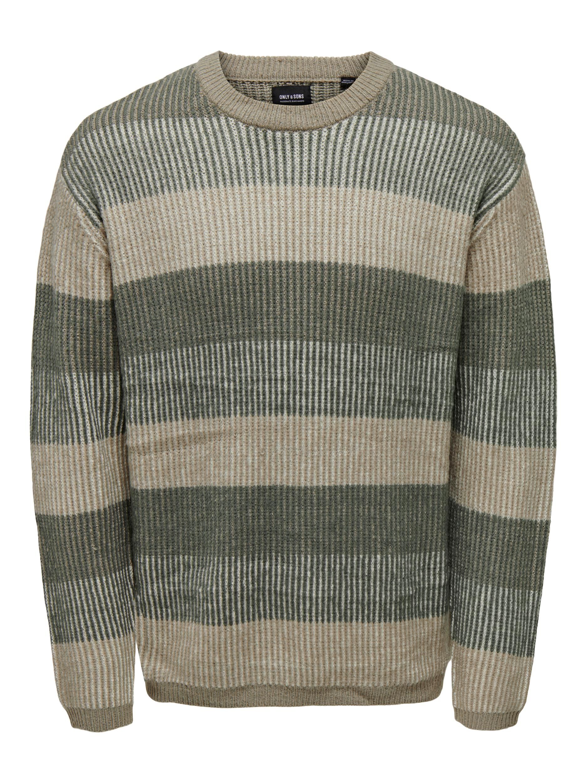 Tony Stripe Crew Knit sold by Plenty