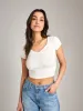 Robin Deco Short Sleeve Top sold by Plenty