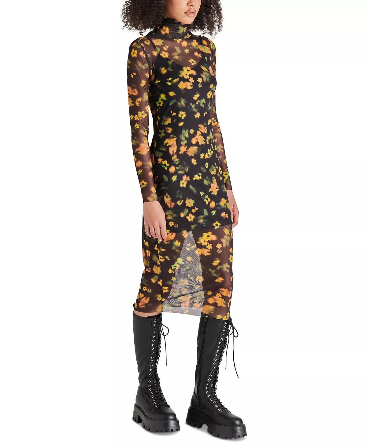 Vivienne Mesh Print Dress sold by Plenty product image thumbnail 3