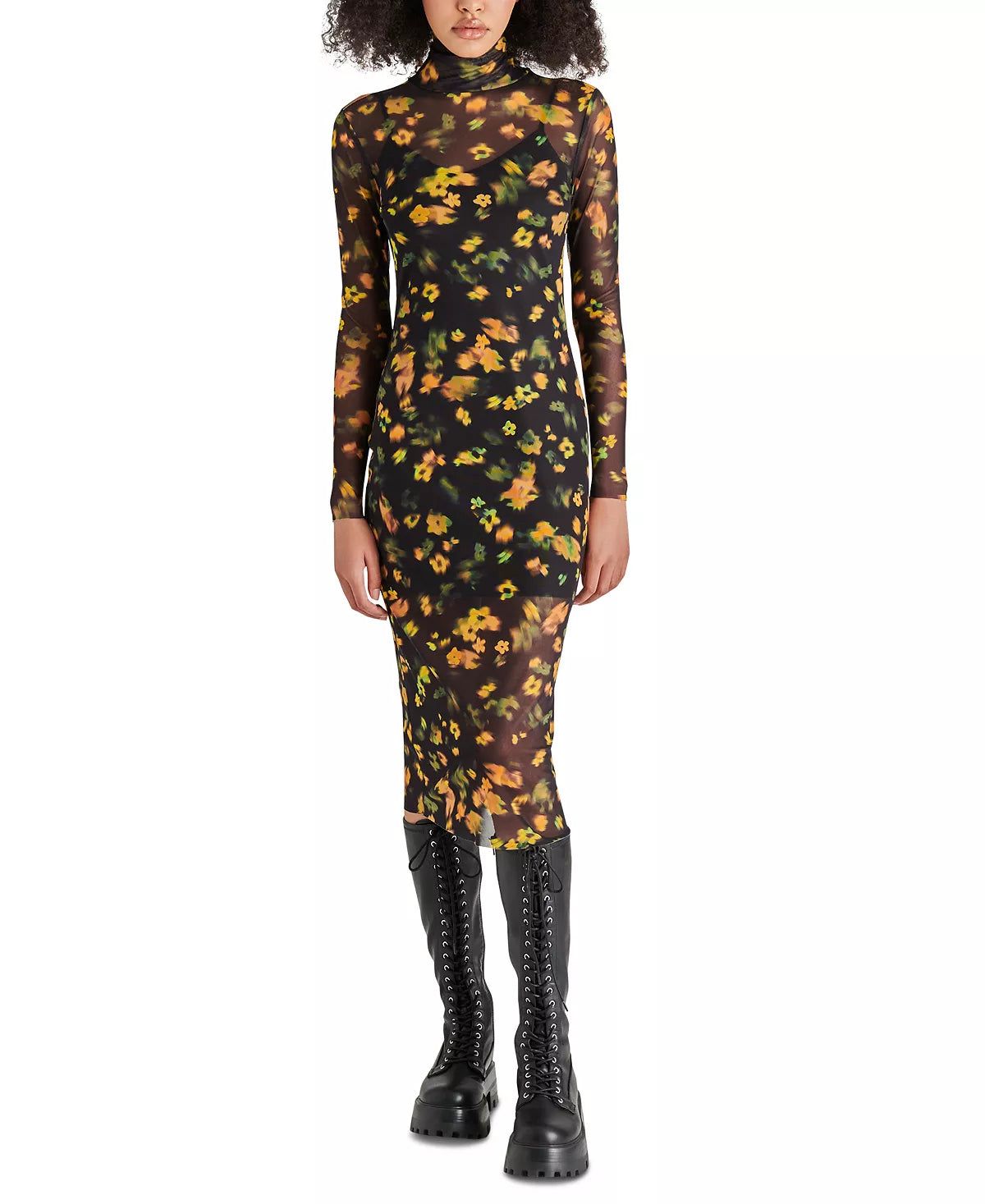 Vivienne Mesh Print Dress sold by Plenty