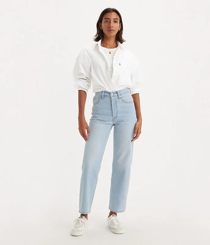 Ribcage Straight Ankle - Cool Blue Popsicle sold by Plenty