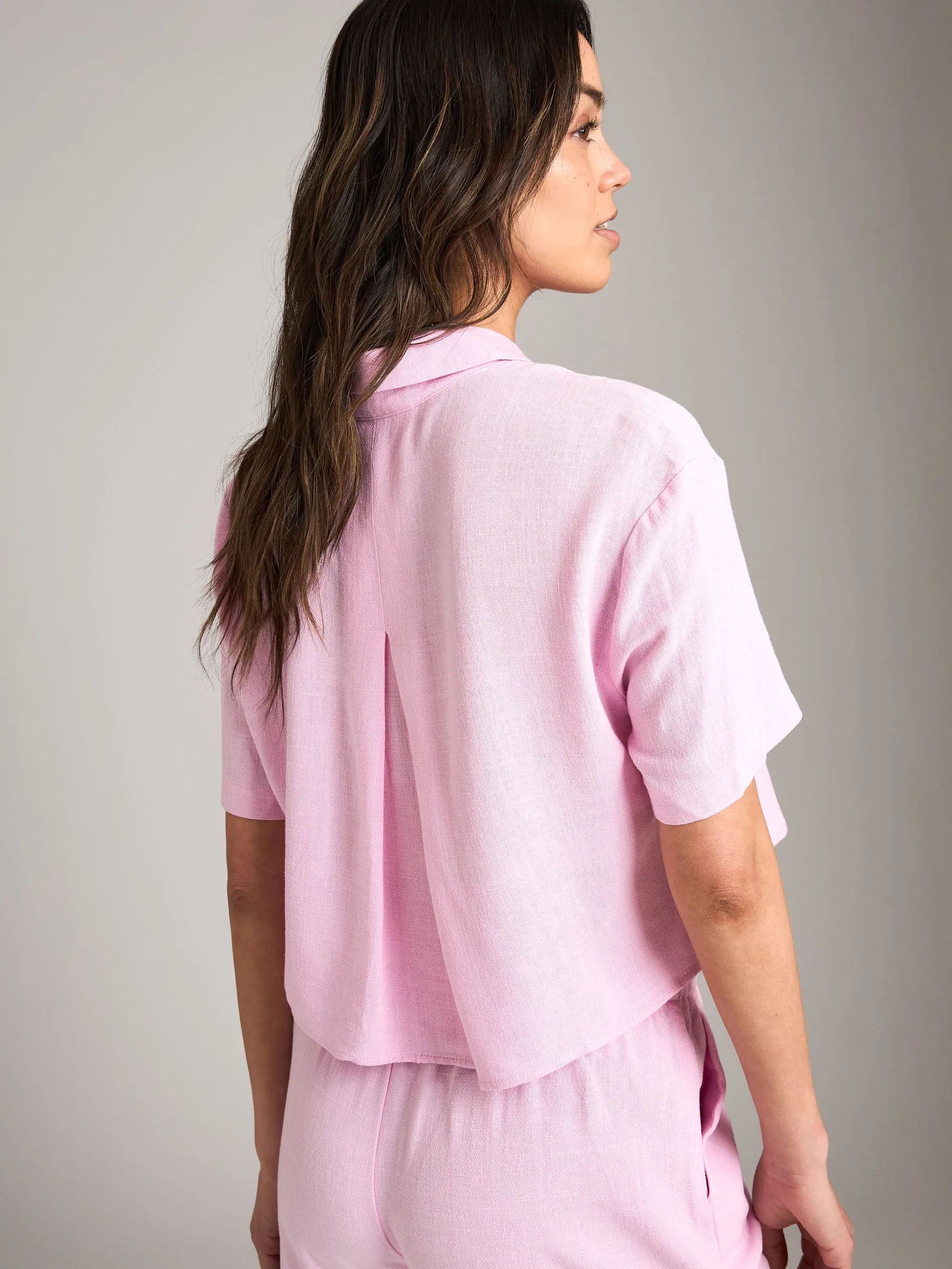Siesta Boxy Linen Shirt sold by Plenty product image thumbnail 3
