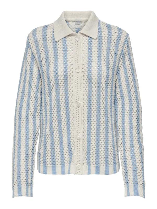 Stad Open Knit Cardi sold by Plenty