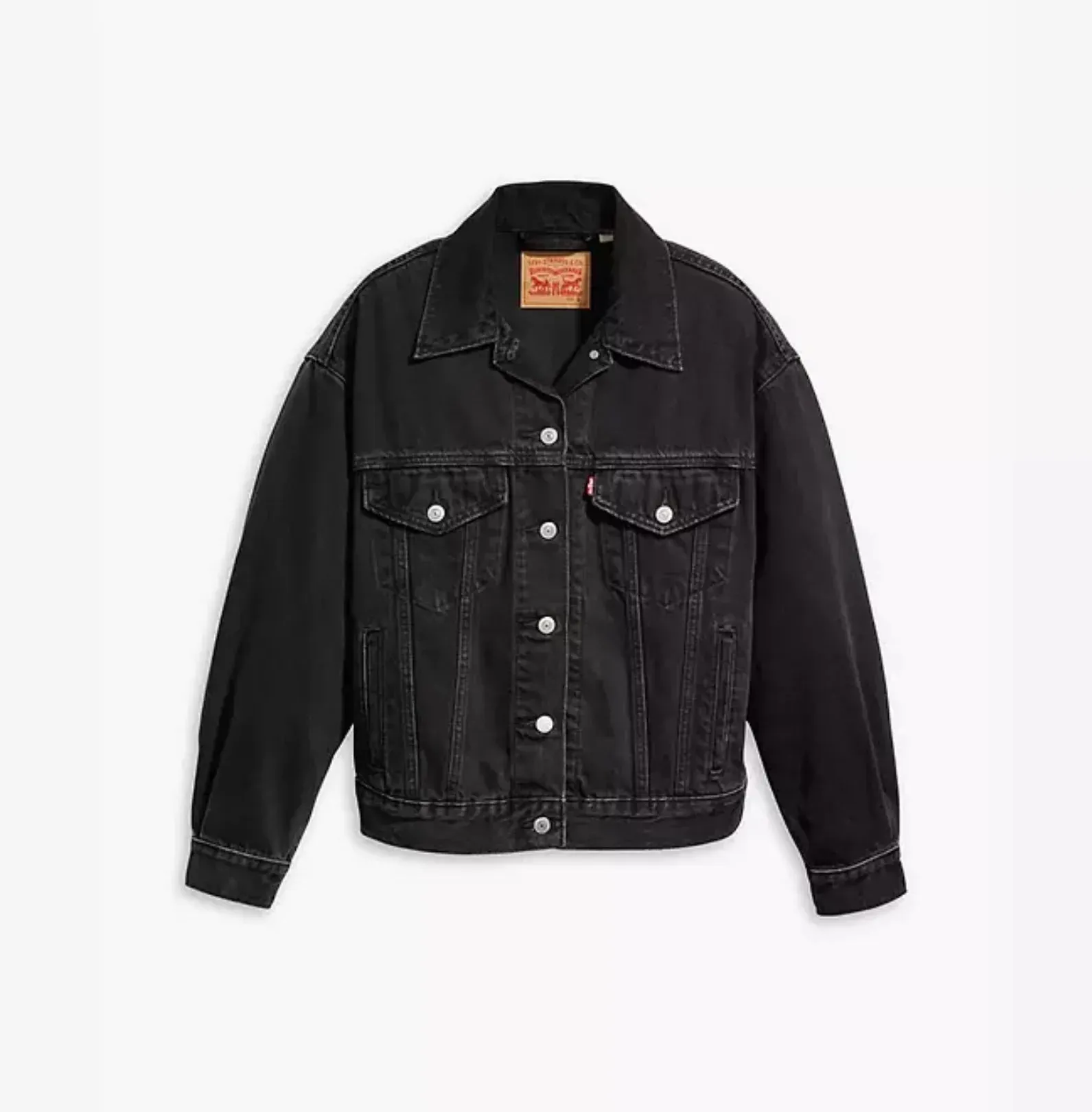 90s Trucker Jacket - Black sold by Plenty product image thumbnail 3