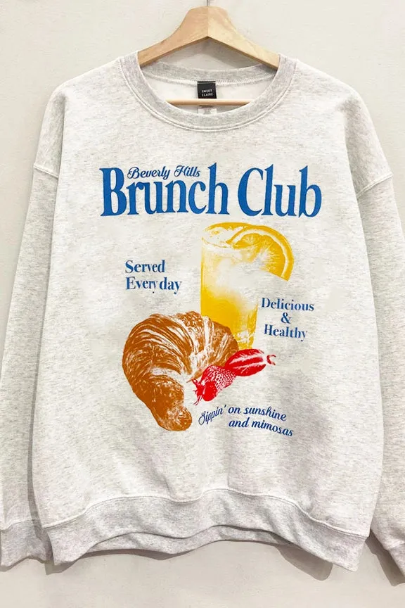 Brunch Club Sweatshirt sold by Plenty