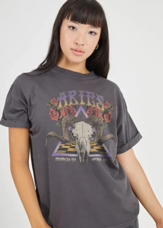 Aries Band BF Tee sold by Plenty