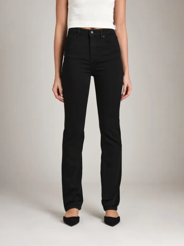 Premium Newport Highrise Straight Leg - Black sold by Plenty