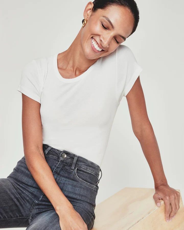 Abbie Crewneck Tee sold by Plenty