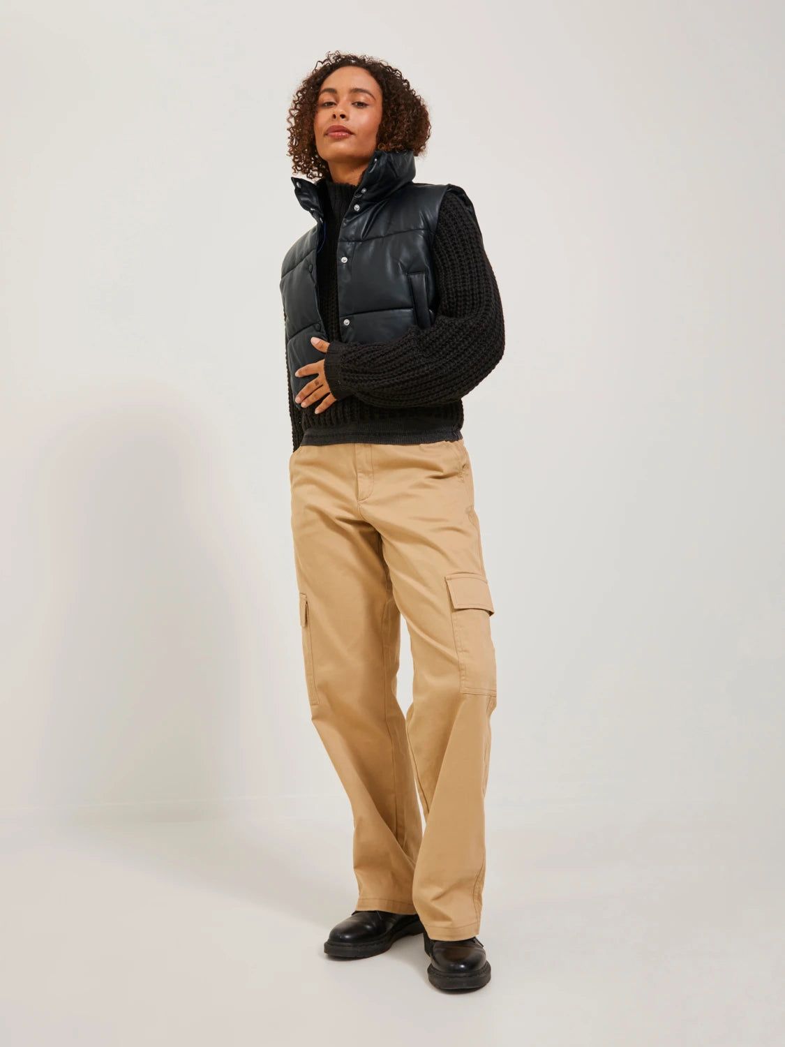 Breezy Faux Leather Short Vest sold by Plenty product image thumbnail 5