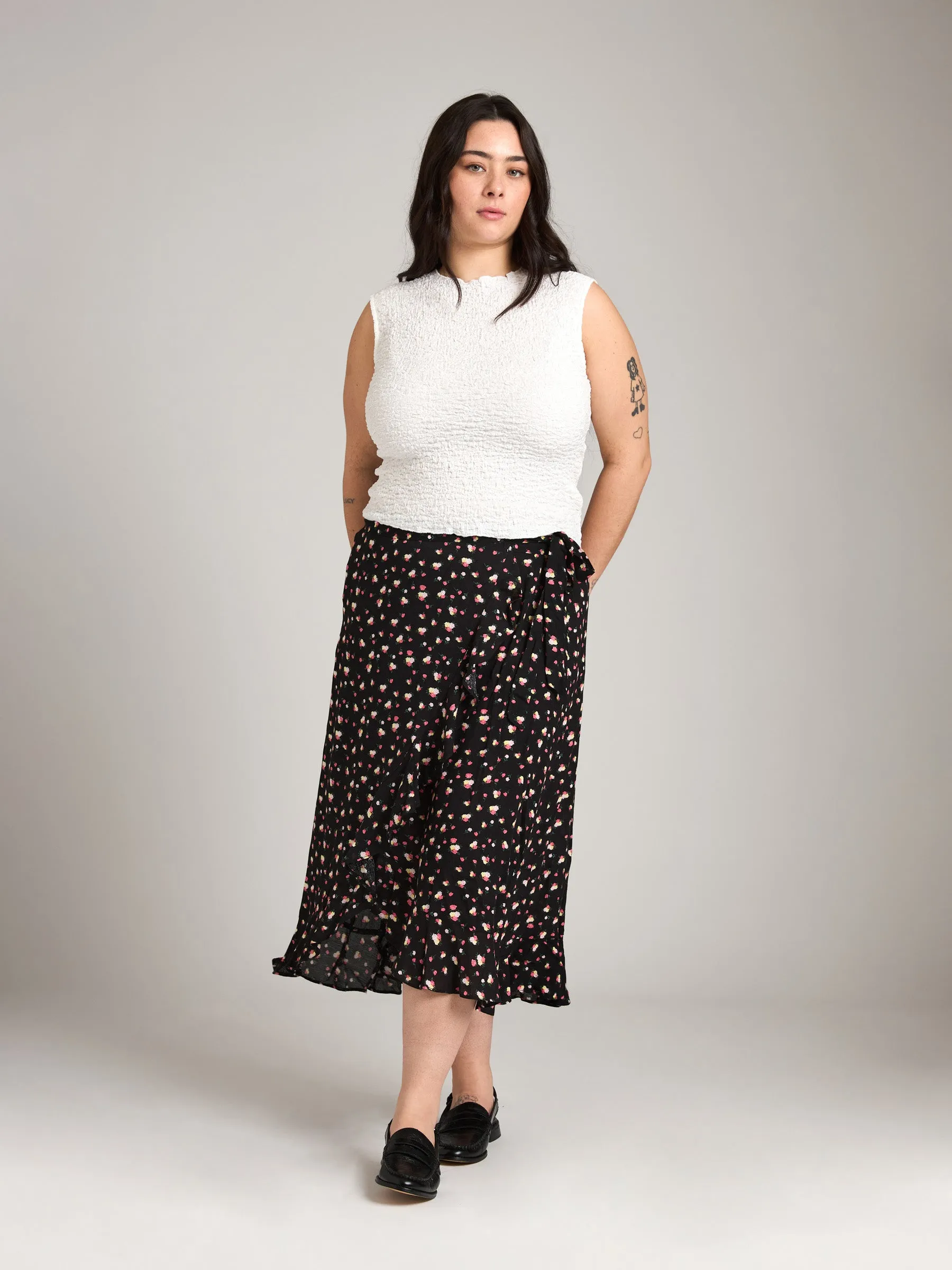 Fern Ruffle Skirt sold by Plenty