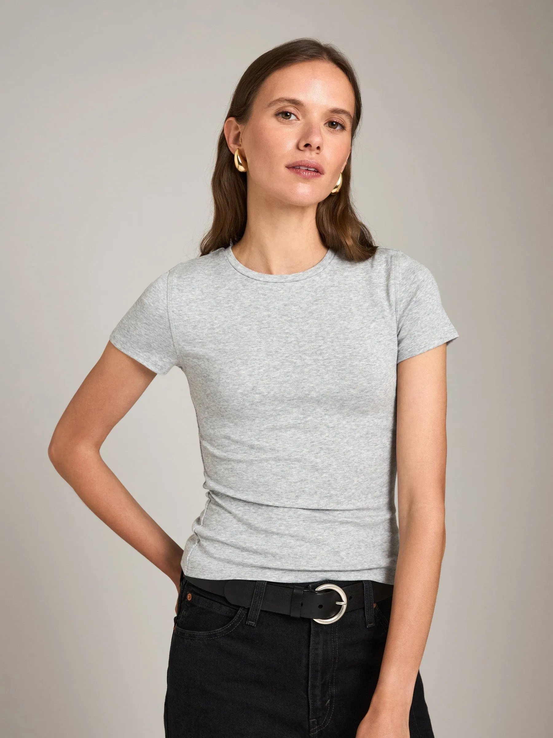 Cotton Stretch Toni Crewneck T Shirt sold by Plenty product image thumbnail 3