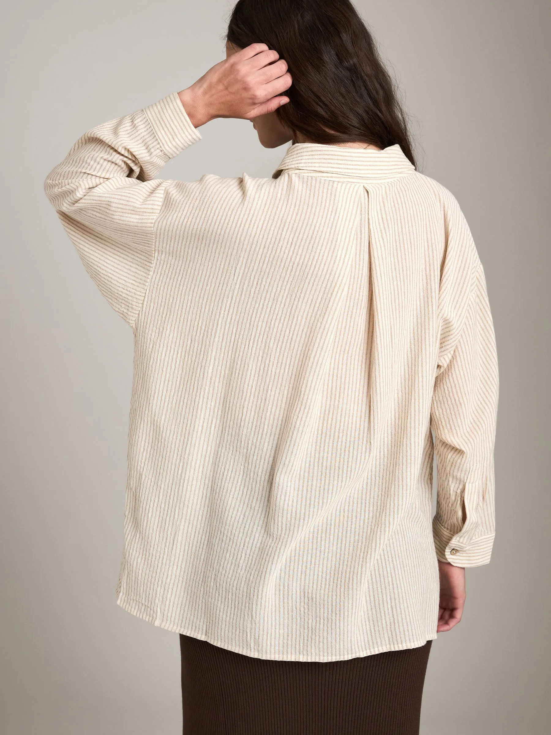 Striped Gauze Shirt sold by Plenty product image thumbnail 2