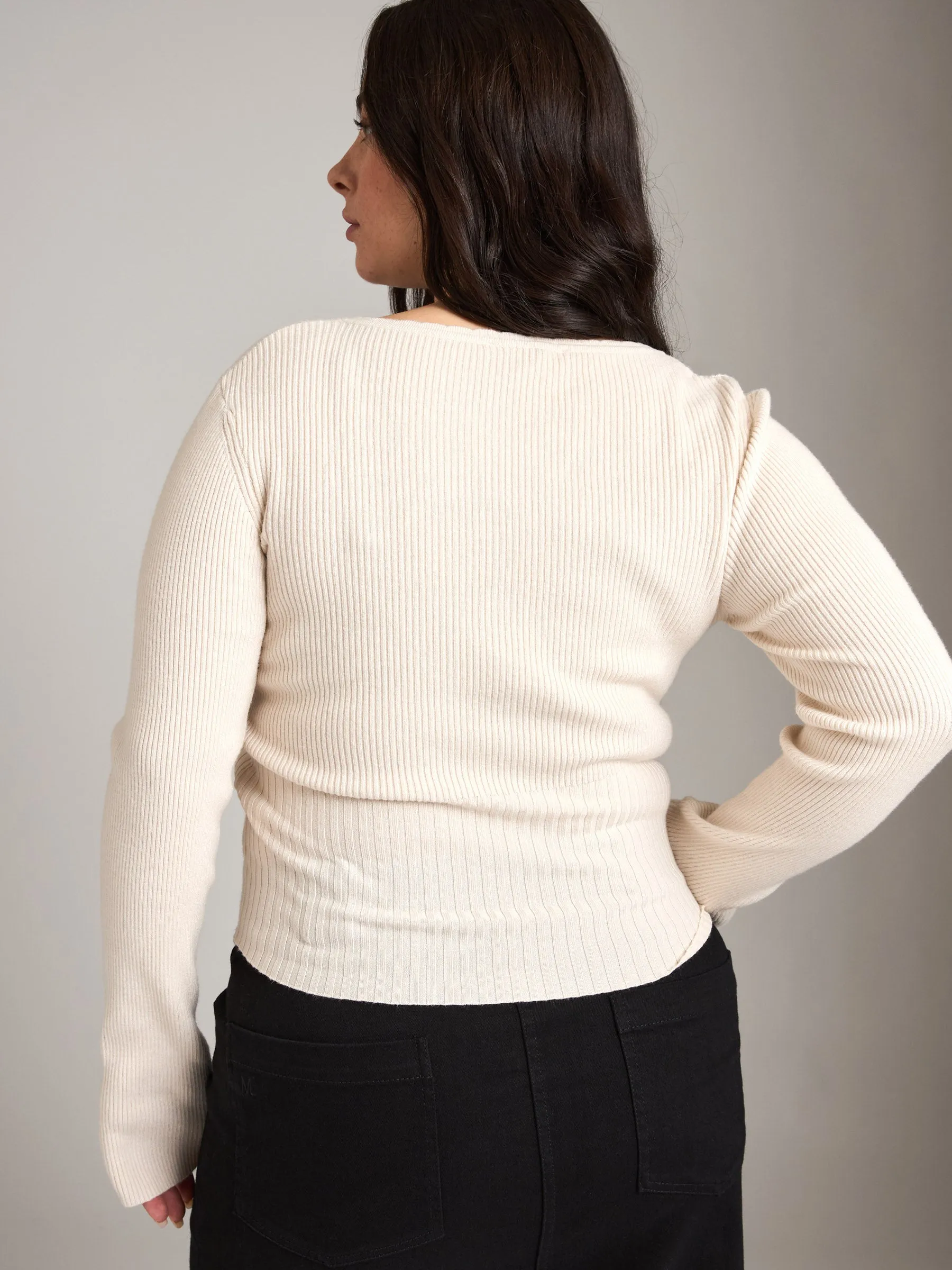 Brenda Scallop Neck Sweater sold by Plenty product image thumbnail 2