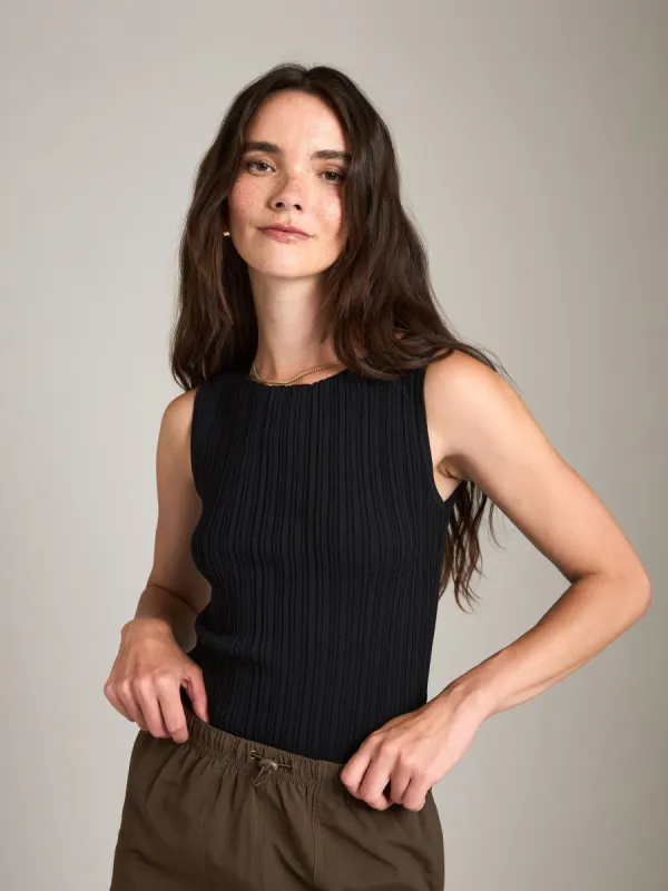 Viscose Rib Knit Shell sold by Plenty