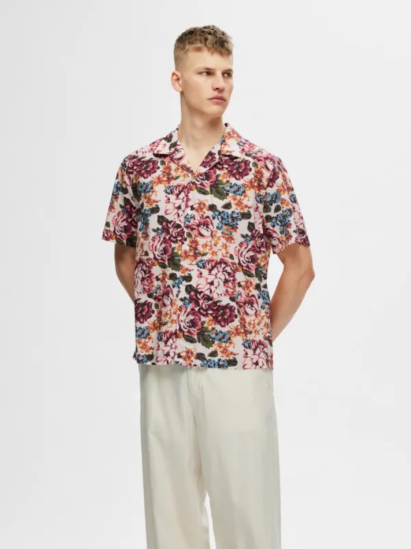 Relaxed Floral Shirt AOP sold by Plenty