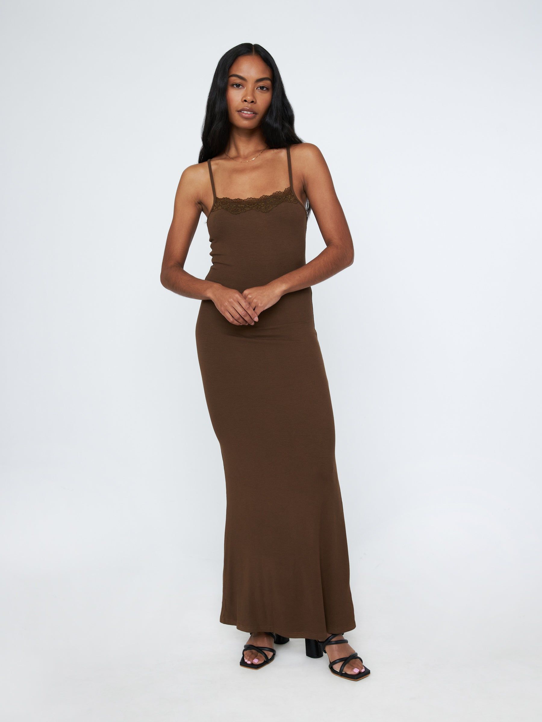 Lace Trim Maxi Dress sold by Plenty product image thumbnail 3