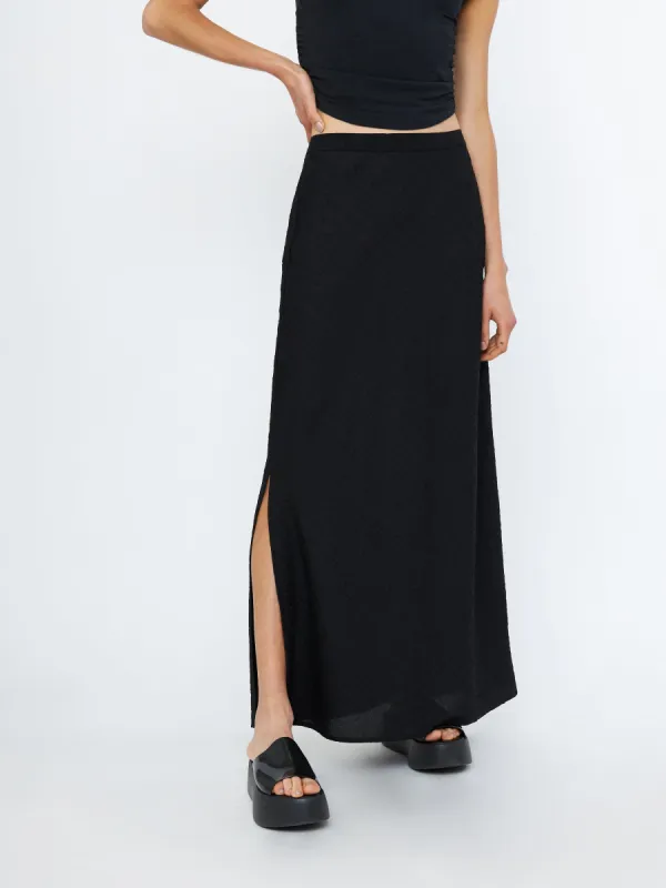 Nelia Maxi Bias Skirt sold by Plenty