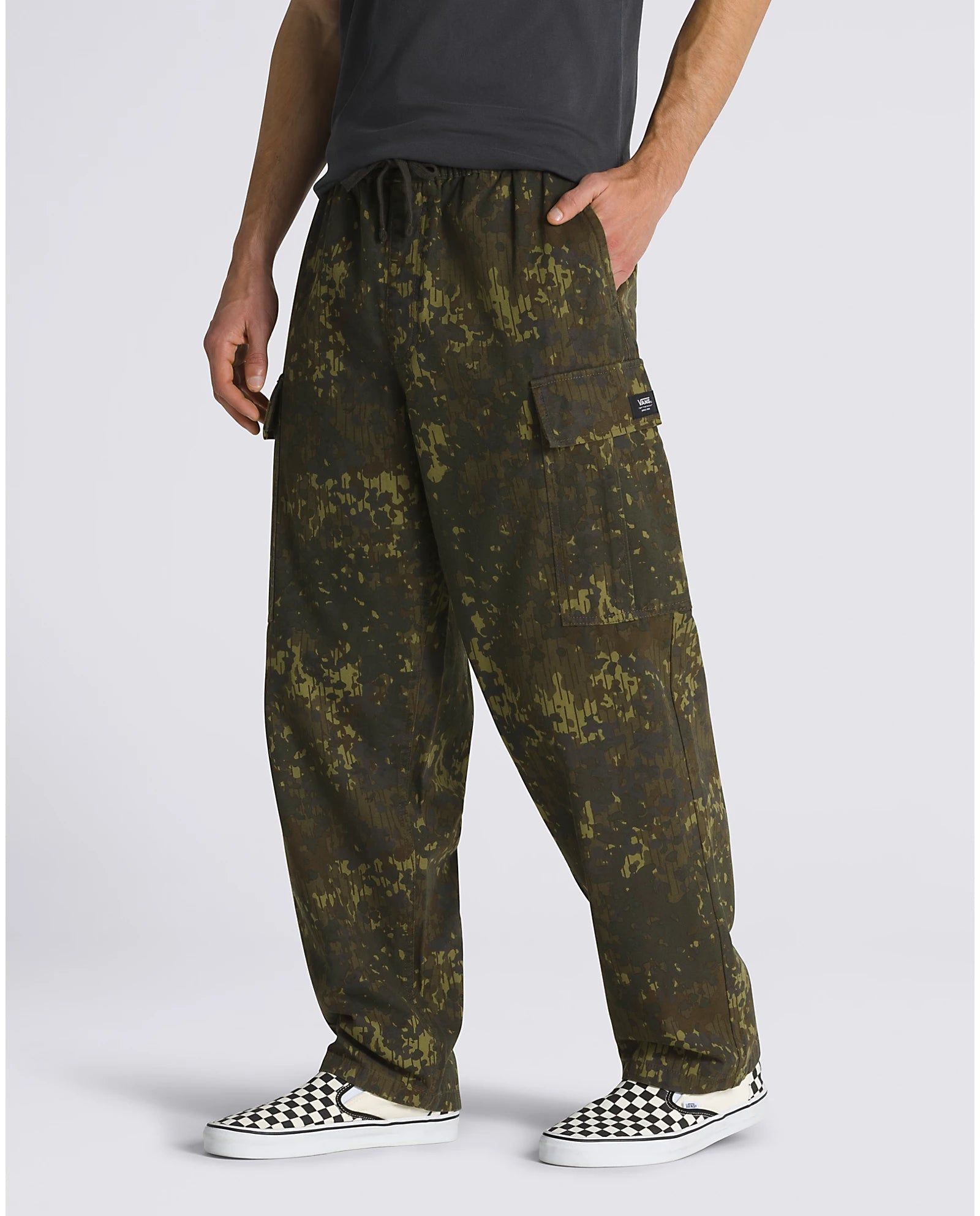 Range Cargo Baggy Tapered Elastic Pant sold by Plenty