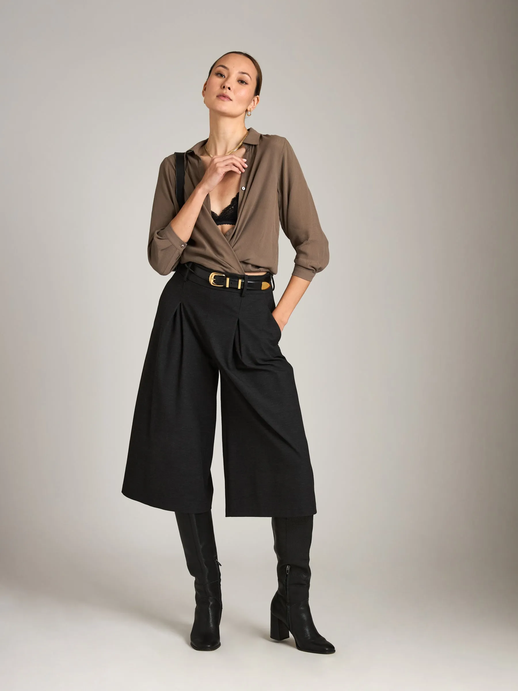 Janae Back Pleat Blouse sold by Plenty