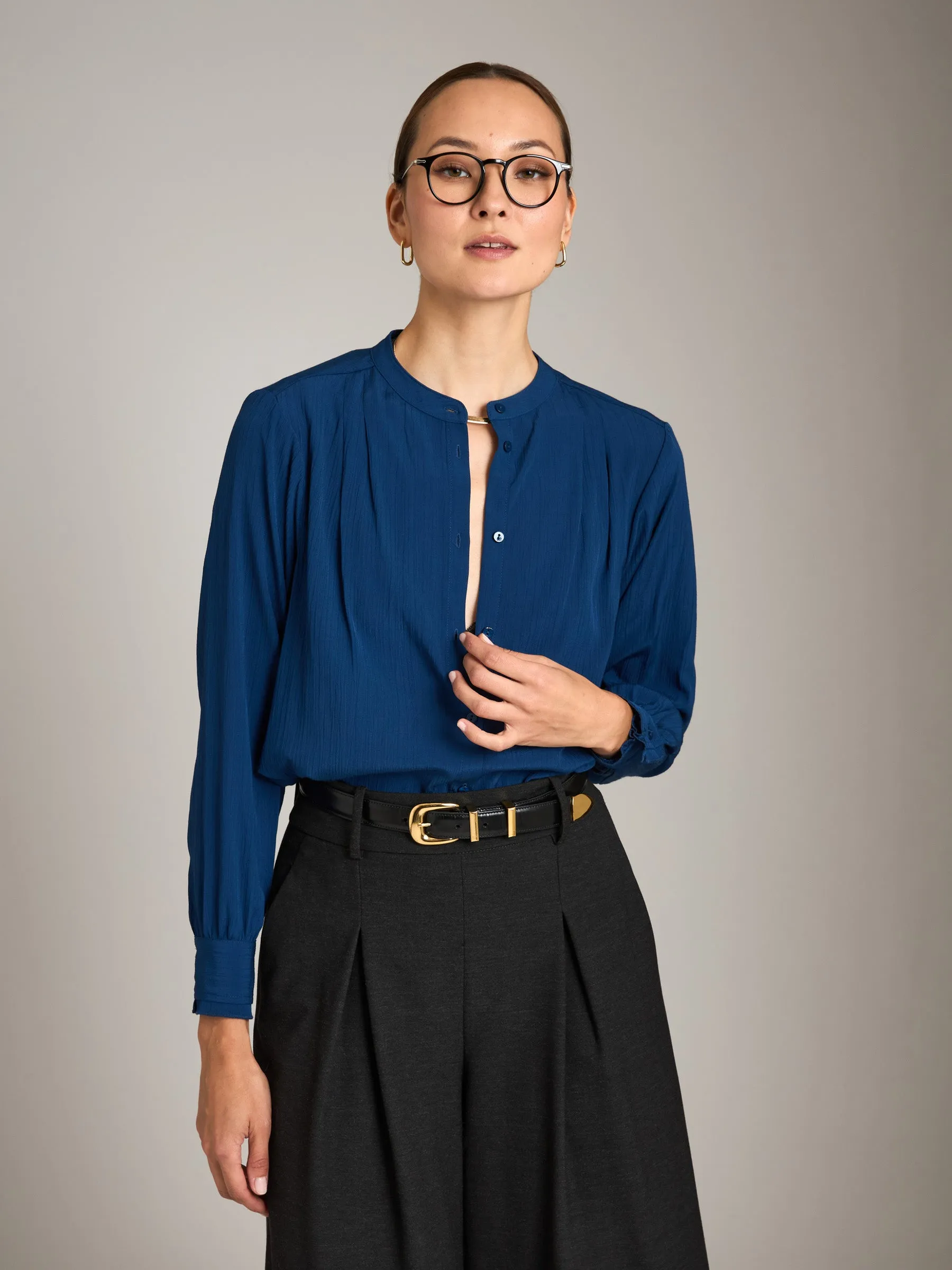 Thena Lettuce Hem Blouse sold by Plenty product image thumbnail 2