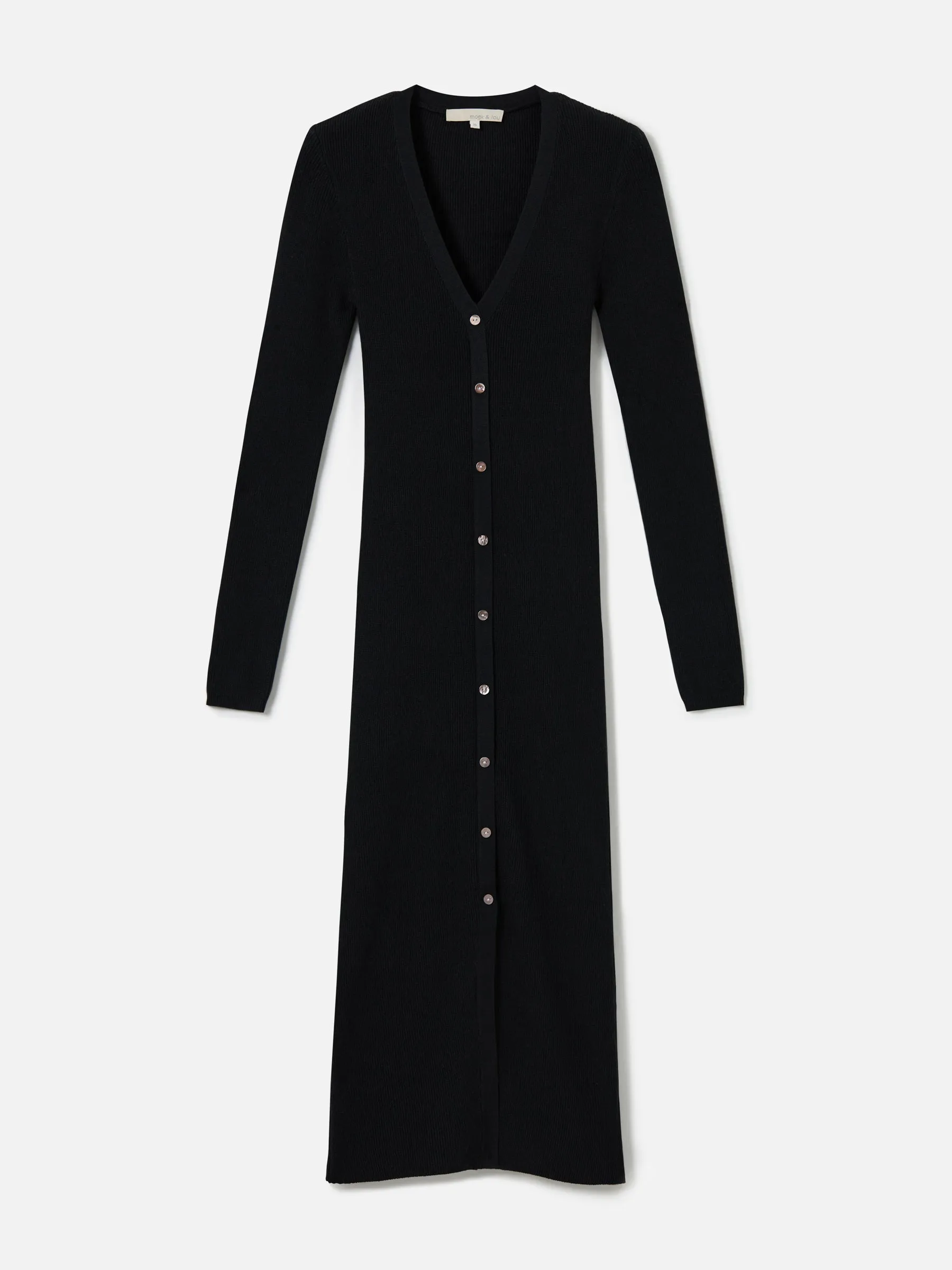 Lya V Neck Button Sweater Dress sold by Plenty product image thumbnail 4