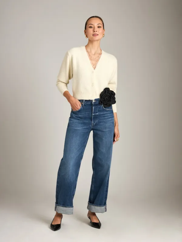 Jacquard Renia Relaxed Cardi sold by Plenty