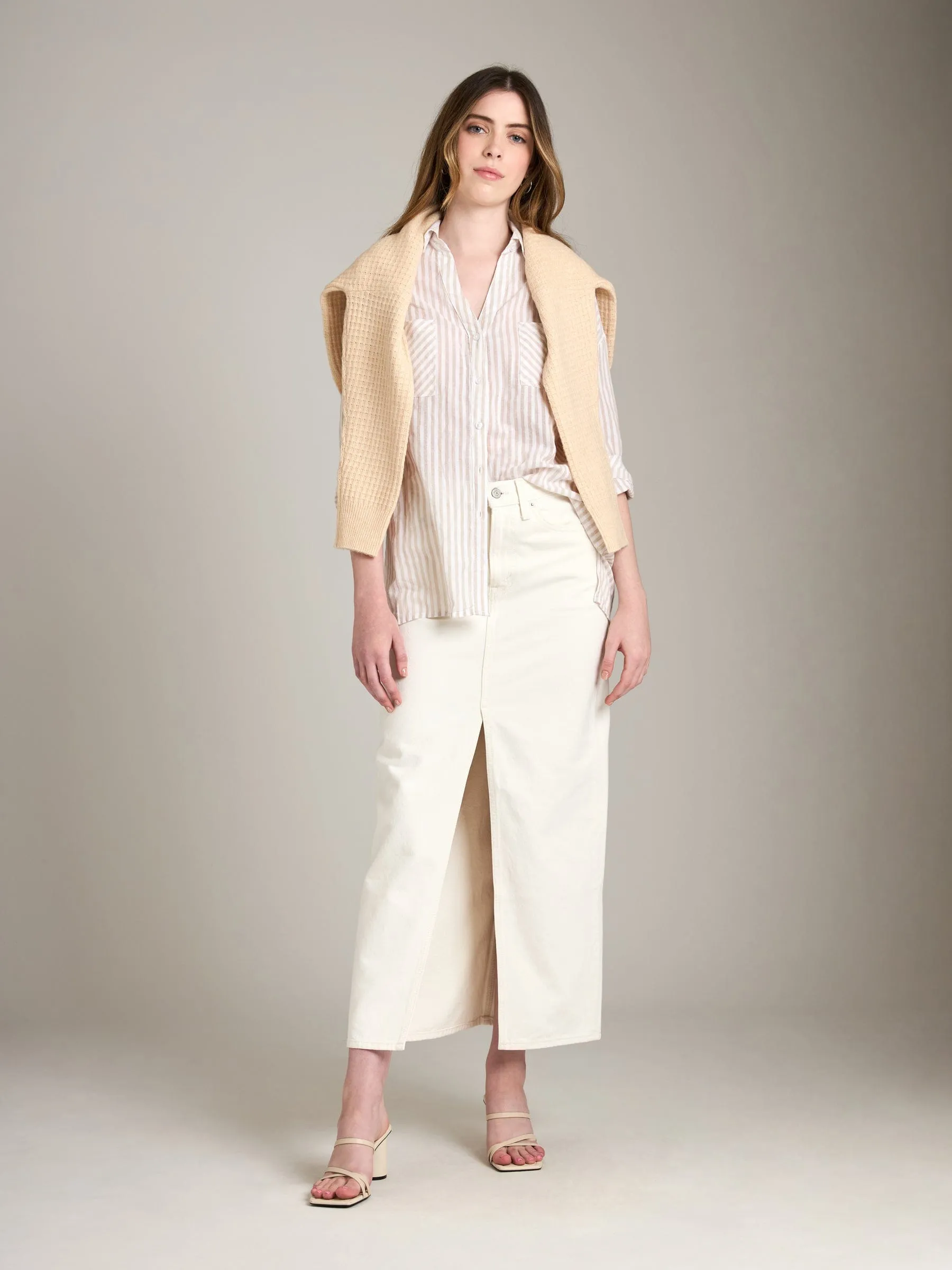 Striped Button Down Shirt sold by Plenty