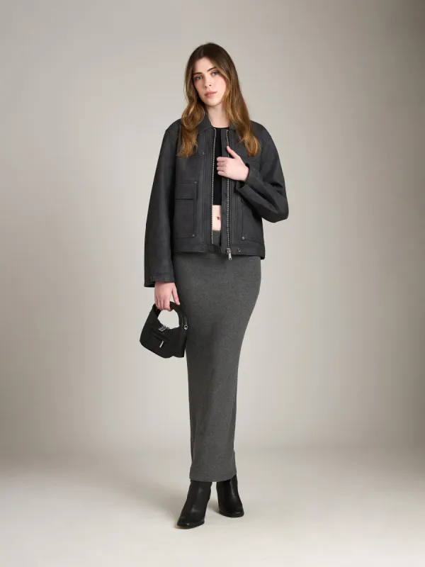 Jersey Maxi Skirt sold by Plenty