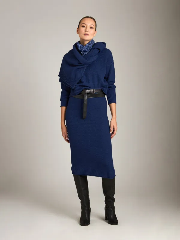 Lena Column Knit Skirt sold by Plenty