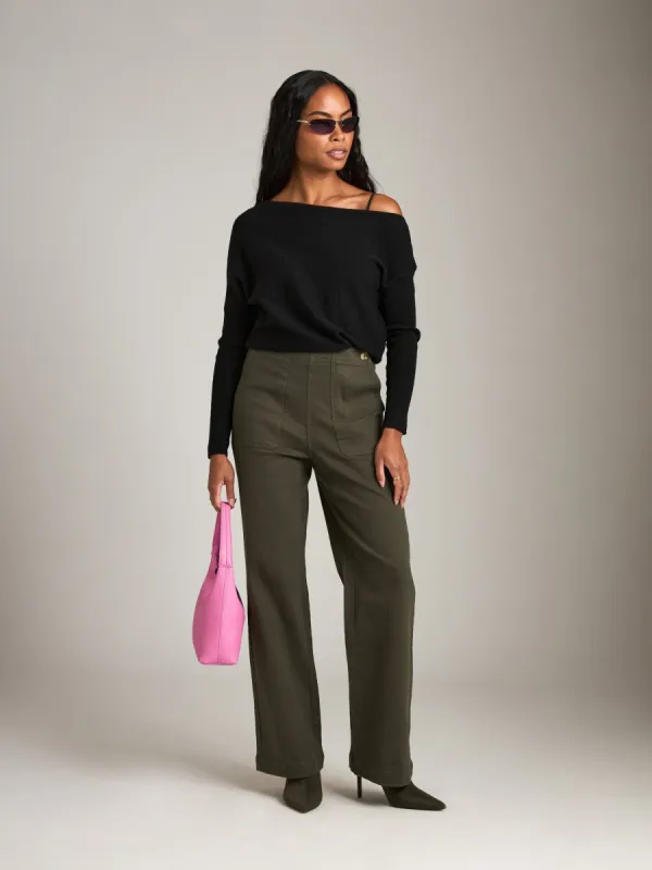 Helen Off Shoulder Sweater sold by Plenty
