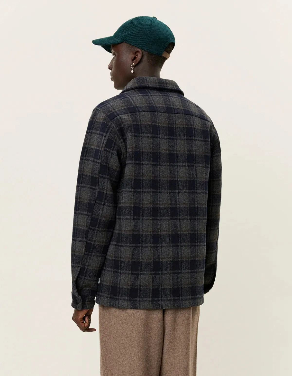 Jason Check Wool Overshirt 2.0 sold by Plenty product image thumbnail 4