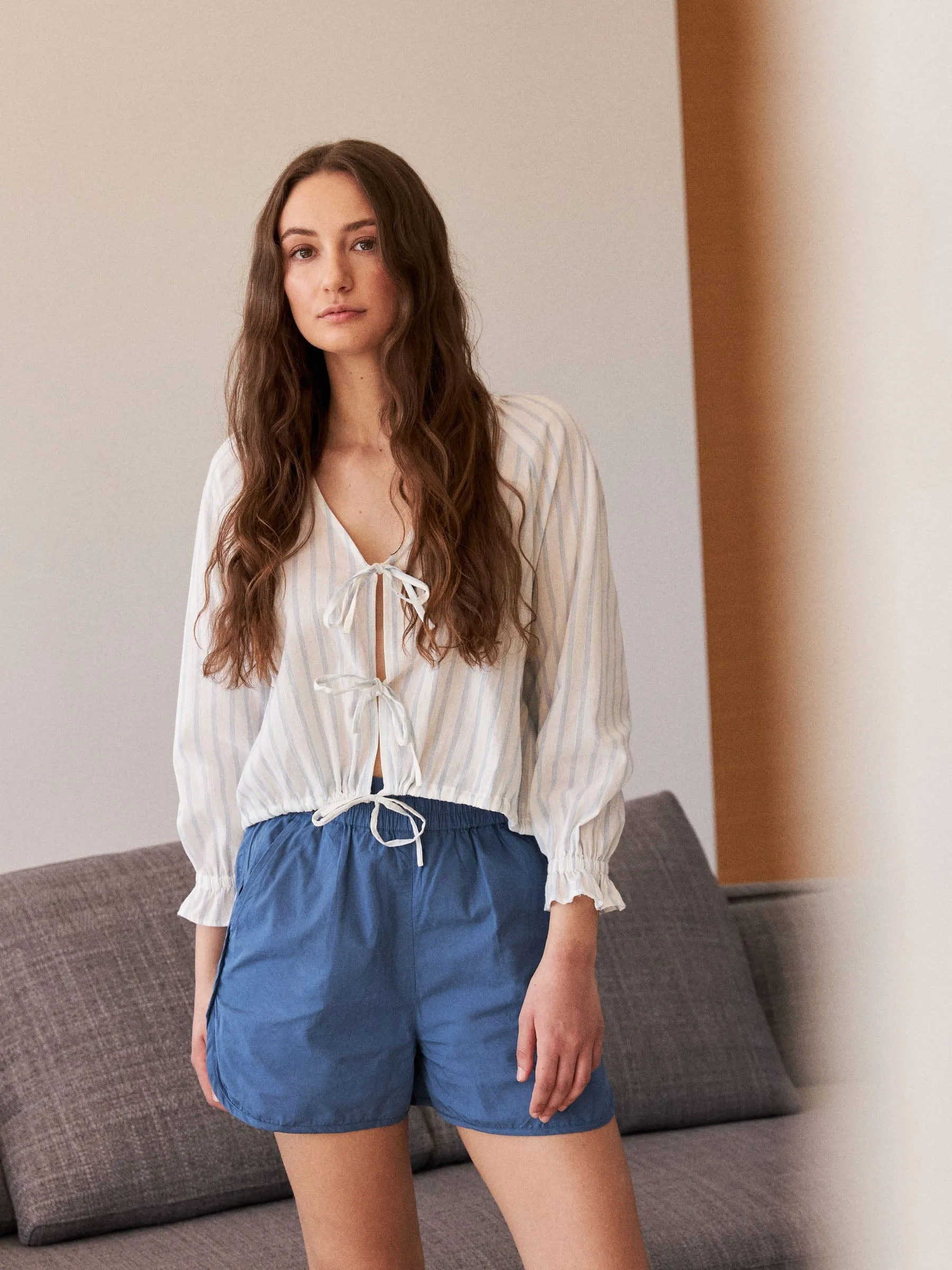 Arianna Tie Blouse sold by Plenty product image thumbnail 4