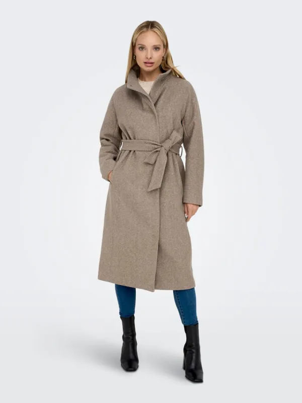 Emma High Neck Coat sold by Plenty