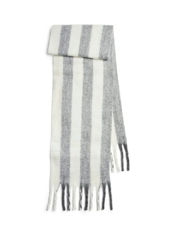 Anna Long Stripe Scarf sold by Plenty