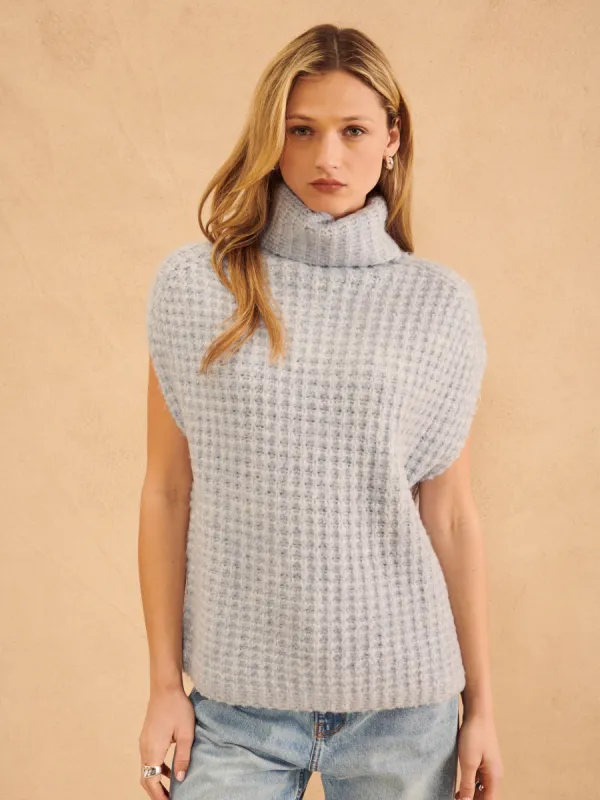 Neville Waffle Pullover Vest sold by Plenty